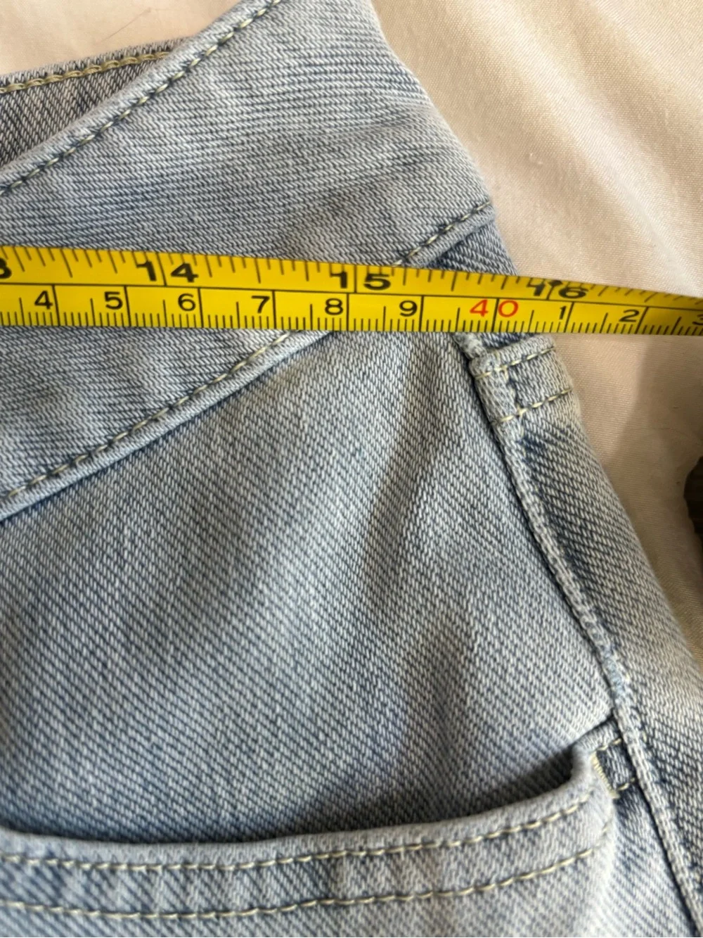HALARA Light Blue Wide-Leg High-Rise Jeans